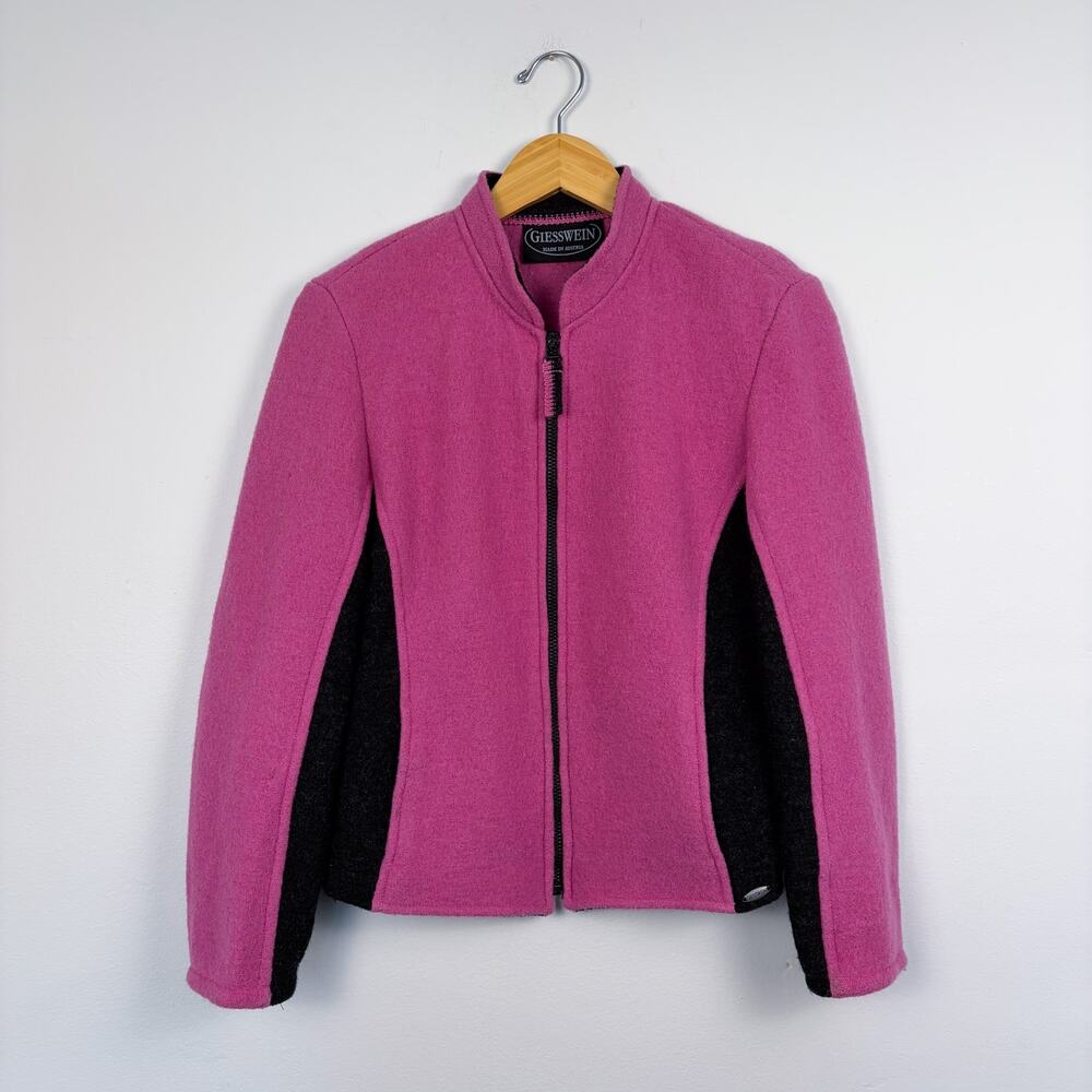 Giesswein Wool Full Zip Jacket Pink 38